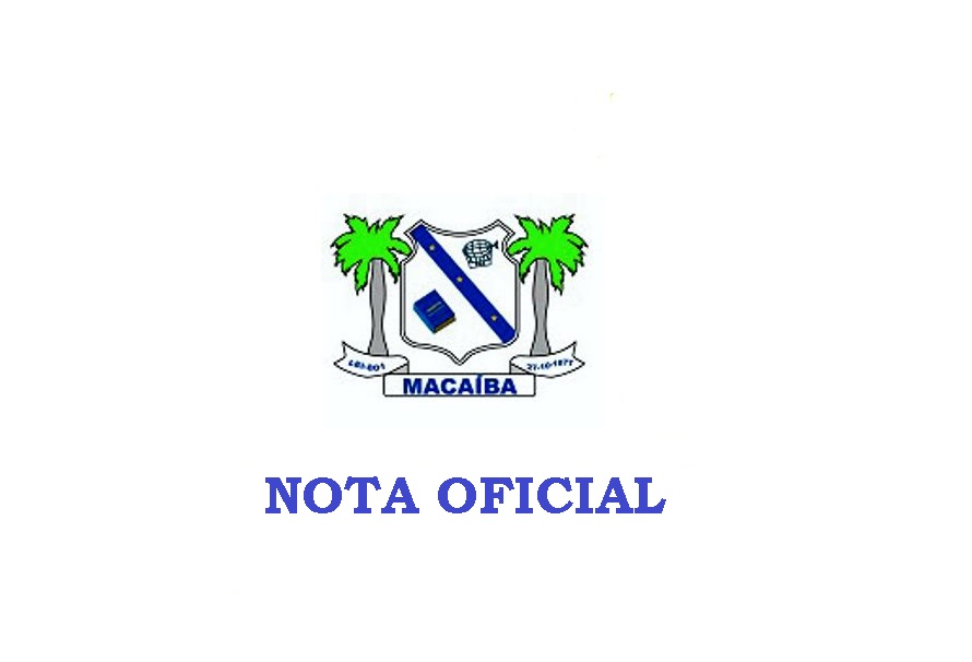 Nota Oficial