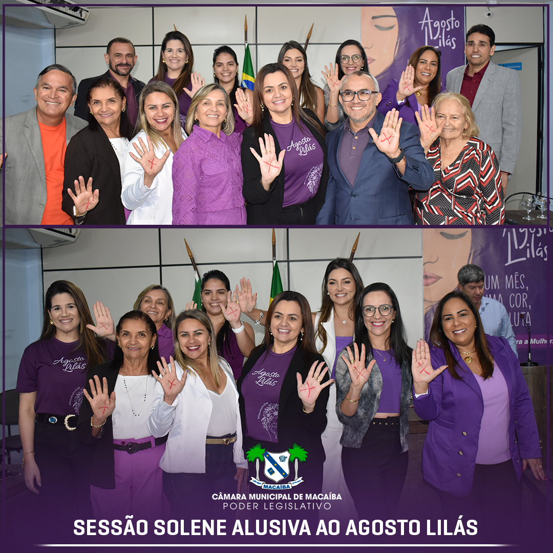 Sessão Solene Alusiva ao Agosto Lilás