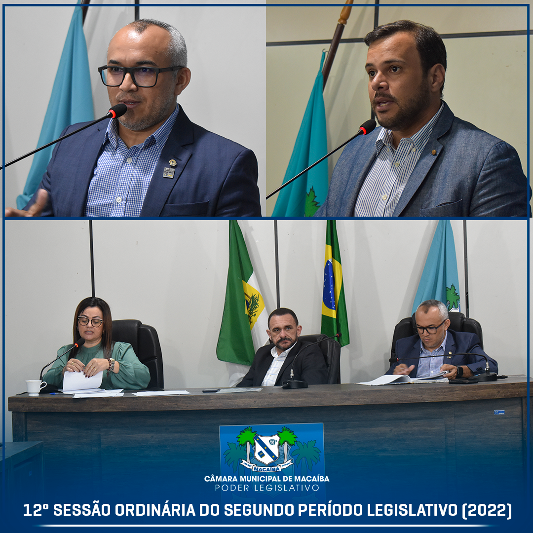 12ª Sessão Ordinária do Segundo Período Legislativo 2022