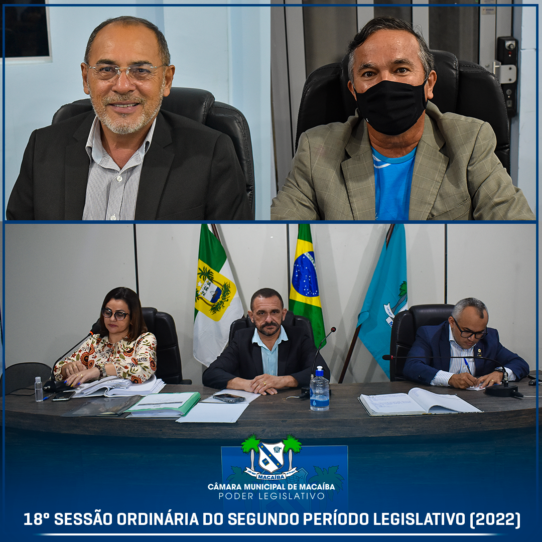 18ª Sessão Ordinária do Segundo Período Legislativo 2022