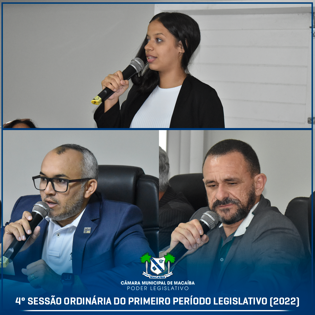4ª Sessão Ordinária do 1º Período Legislativo 2023
