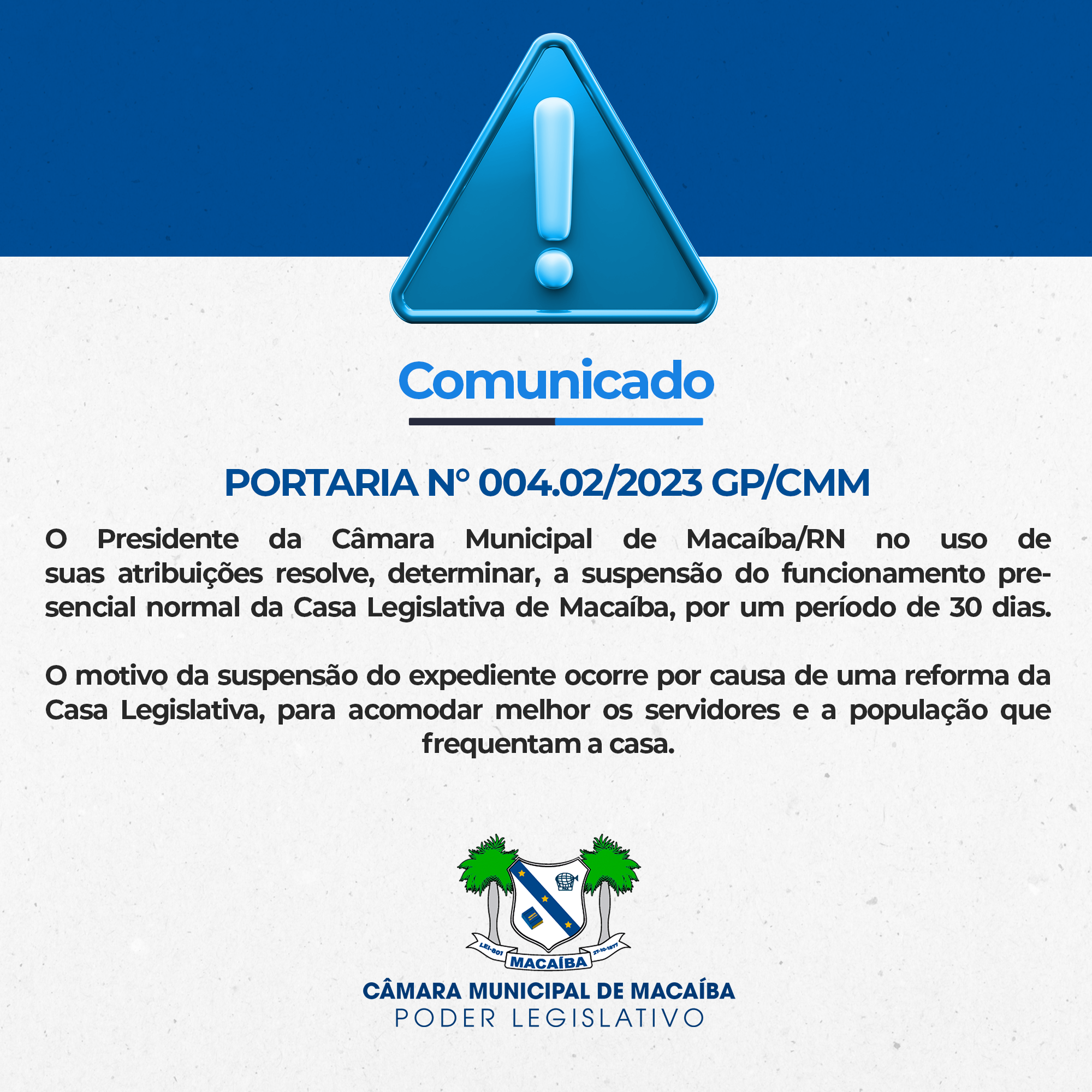 COMUNICADO