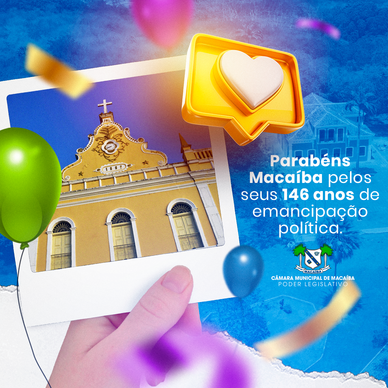 146 anos de emancipação política!