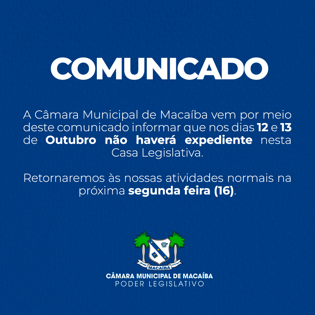 COMUNICADO