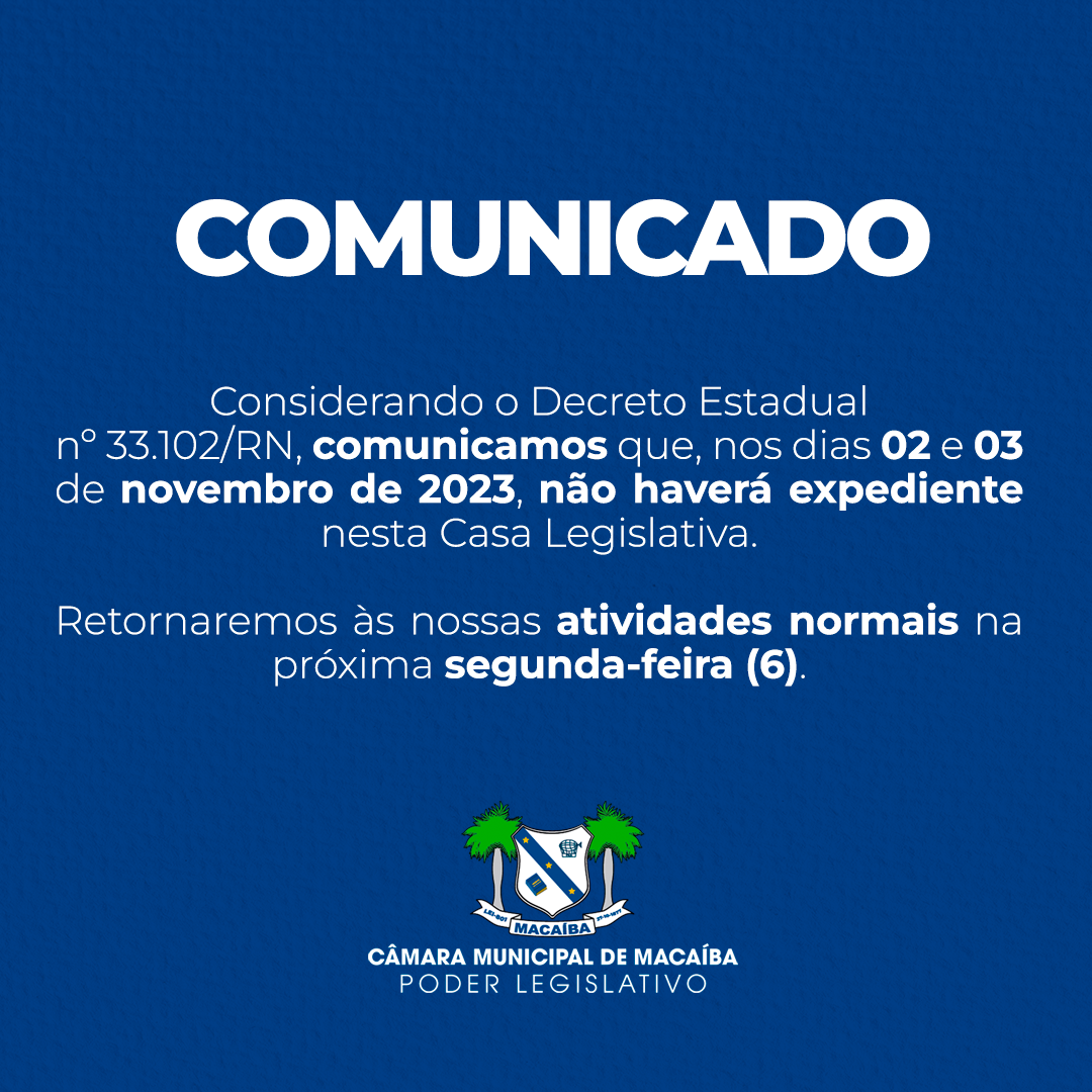 COMUNICADO