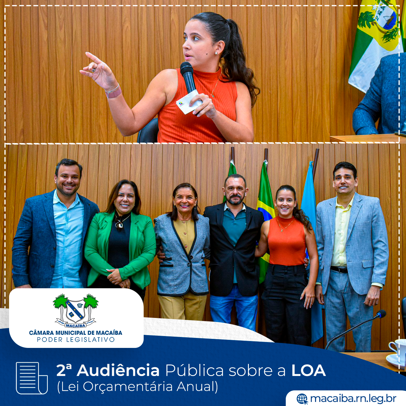 2ª Audiência Pública sobre a LOA (Lei Orçamentária Anual).