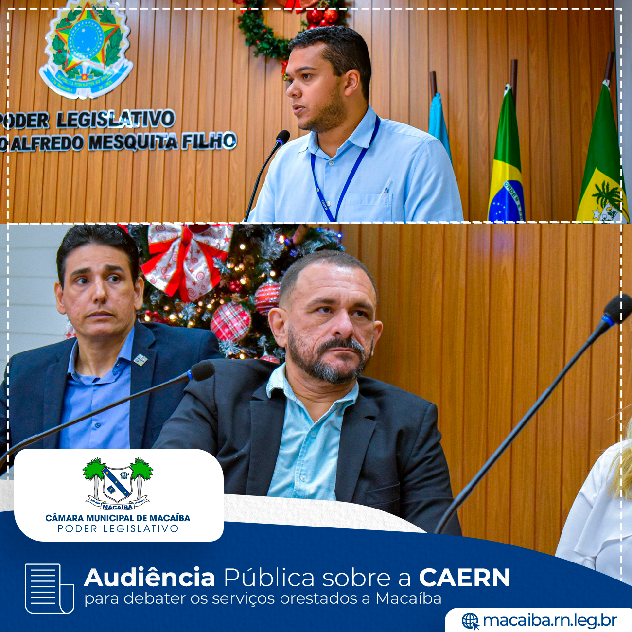 Audiência Pública para debater os serviços prestados pela Companhia de Águas e Esgotos do Rio Grande do Norte (Caern)