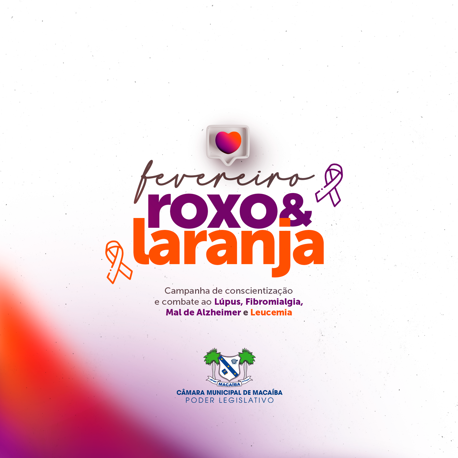 Fevereiro Roxo e Laranja