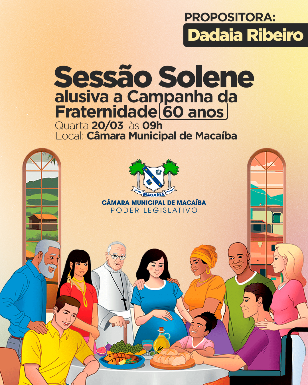 Sessão Solene alusiva a Campanha da Fraternidade ✅