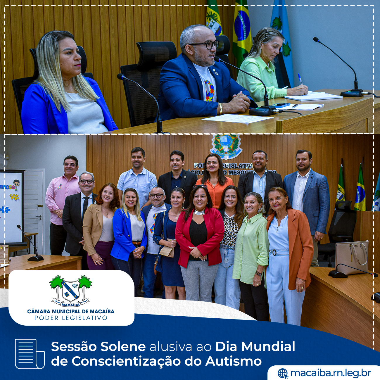 Sessão Solene alusiva ao Dia Mundial de Conscientização do Autismo