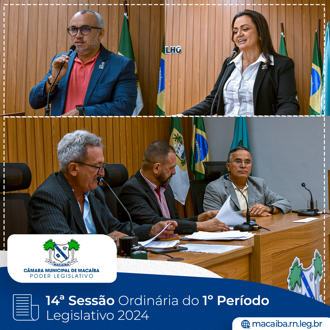 14ª Sessão Ordinária do 1º Período Legislativo 2024