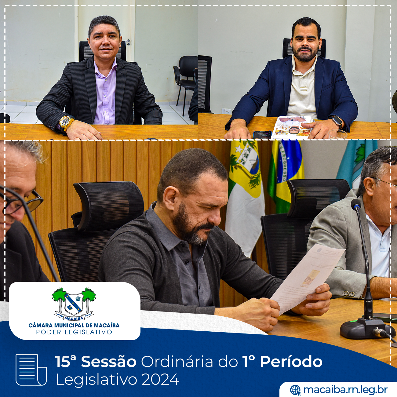 15ª Sessão Ordinária do 1º Período Legislativo 2024