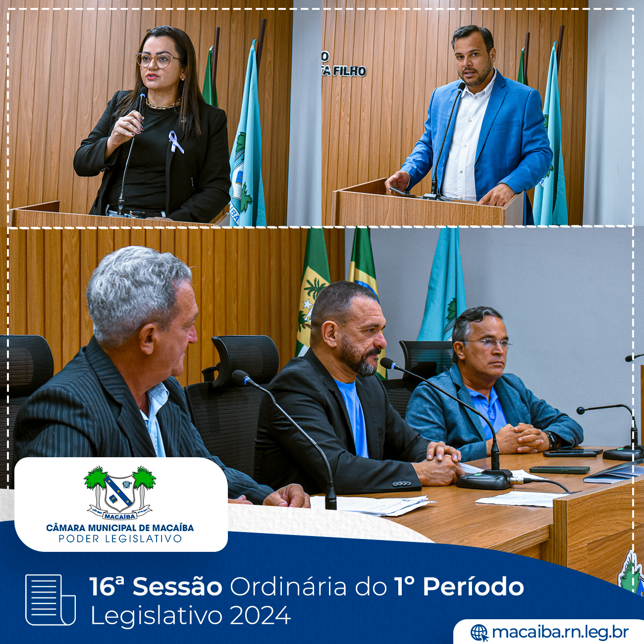 16ª Sessão Ordinária do 1º Período Legislativo 2024